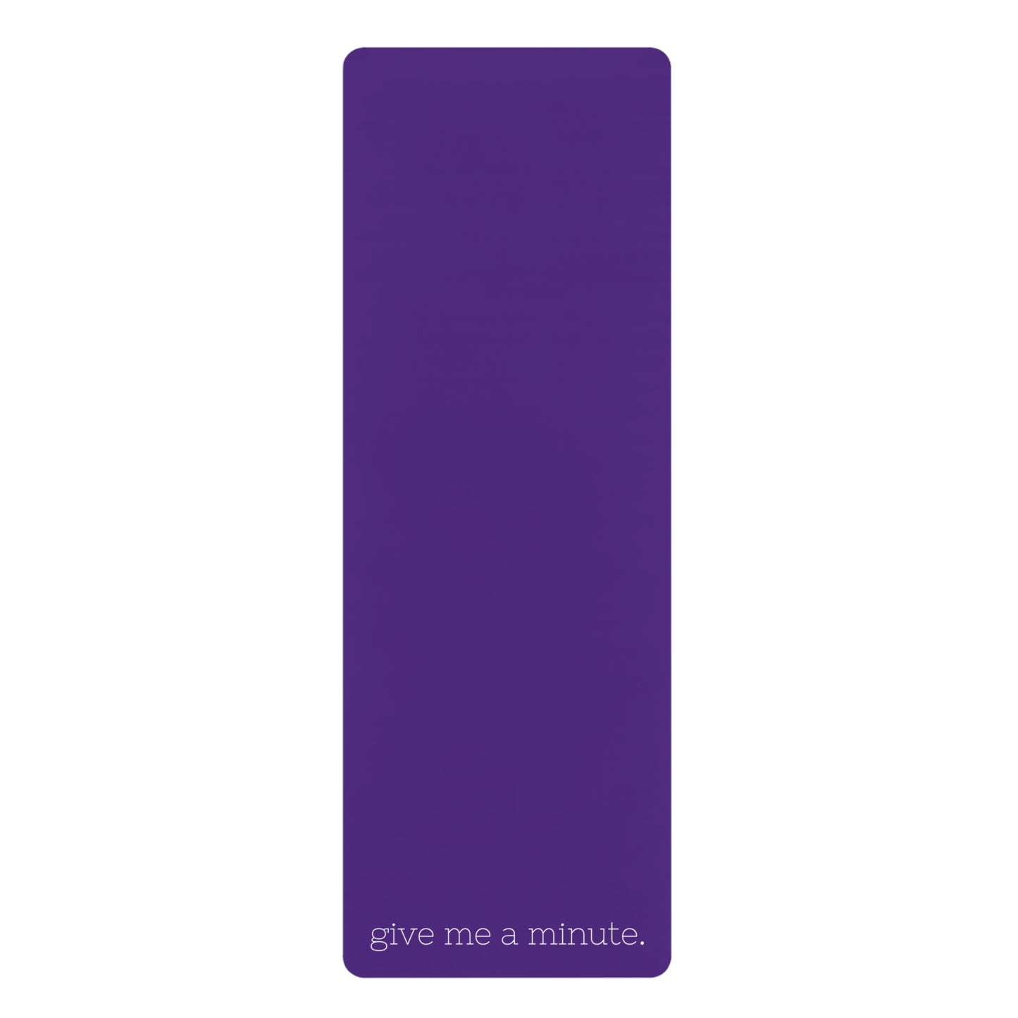 Give Me a Minute: On The Mat