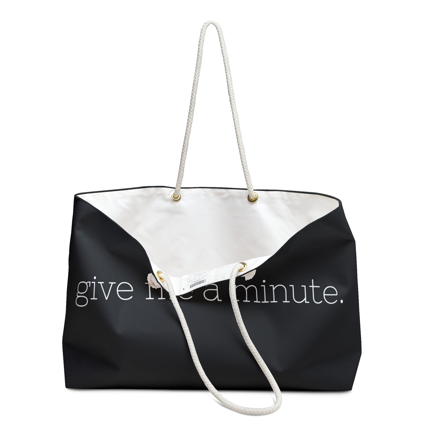 Weekender Bag: In Black