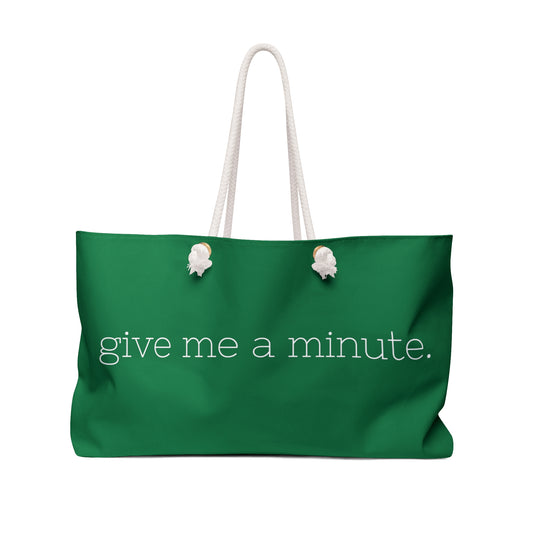 Weekender Bag: In Green