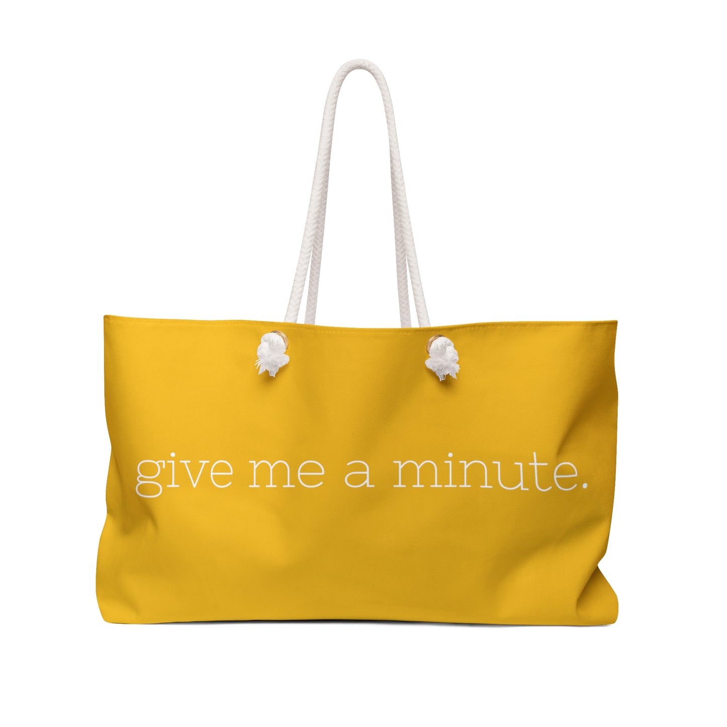 Weekender Bag: In Waffle House Yellow