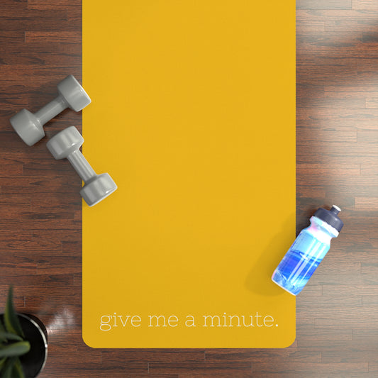 Give Me a Minute: On The Mat