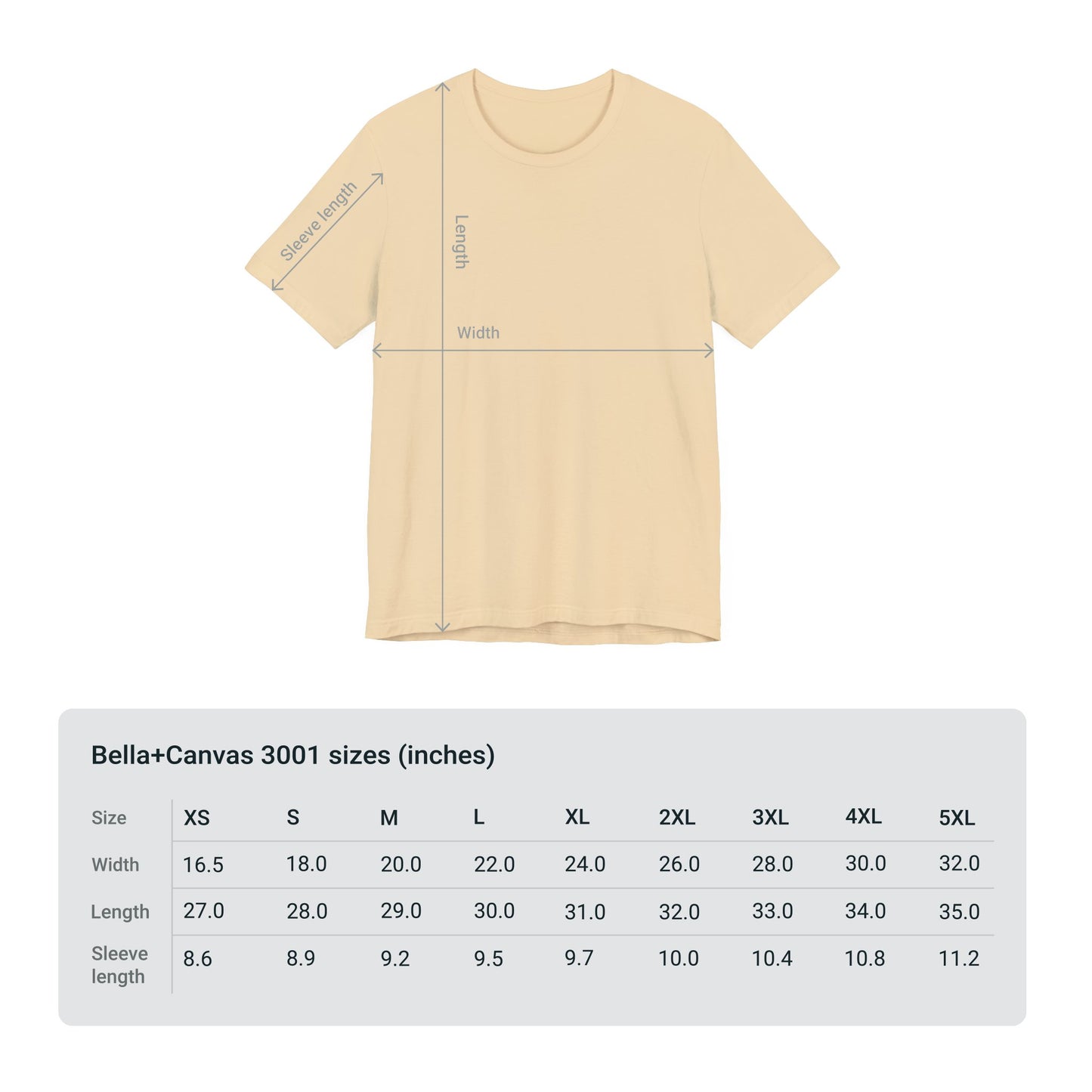 Unisex Tee: Neutrals